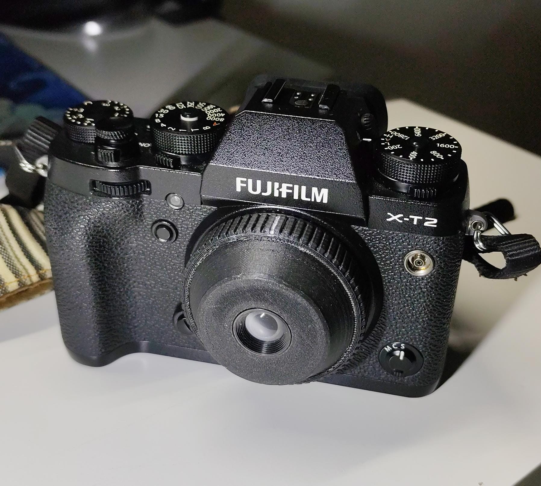 Fuji X mound disposable lens adapter