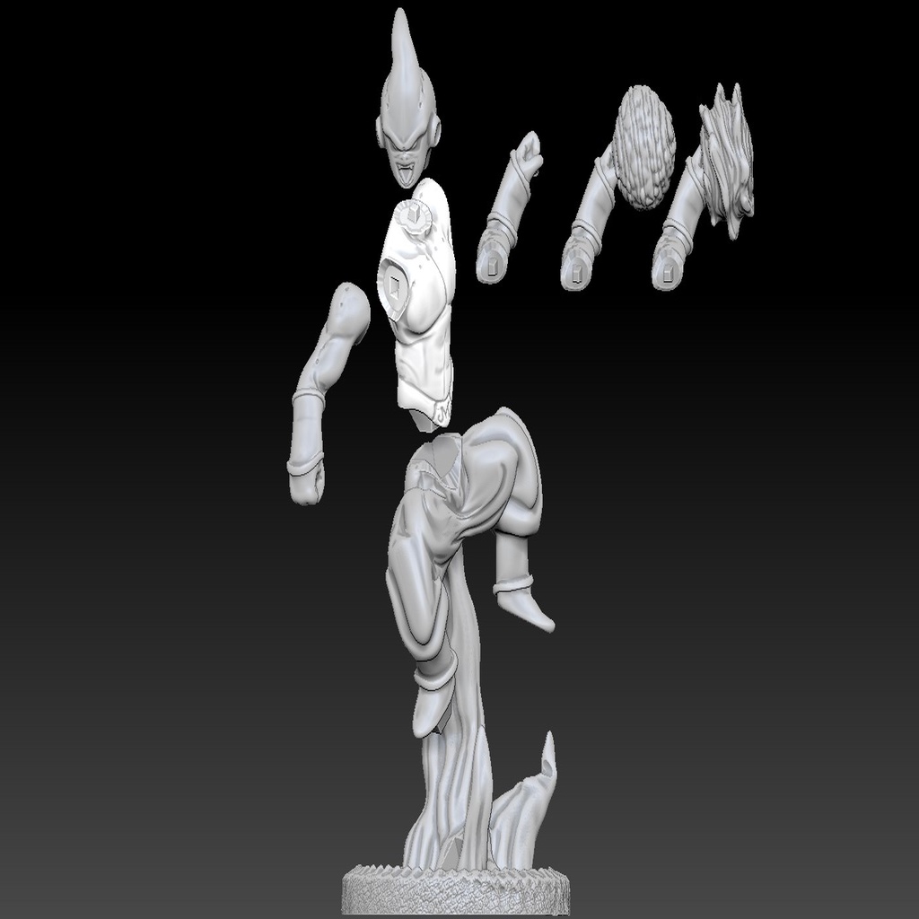 Miniatura 12 do modelo 3D Kid Buu