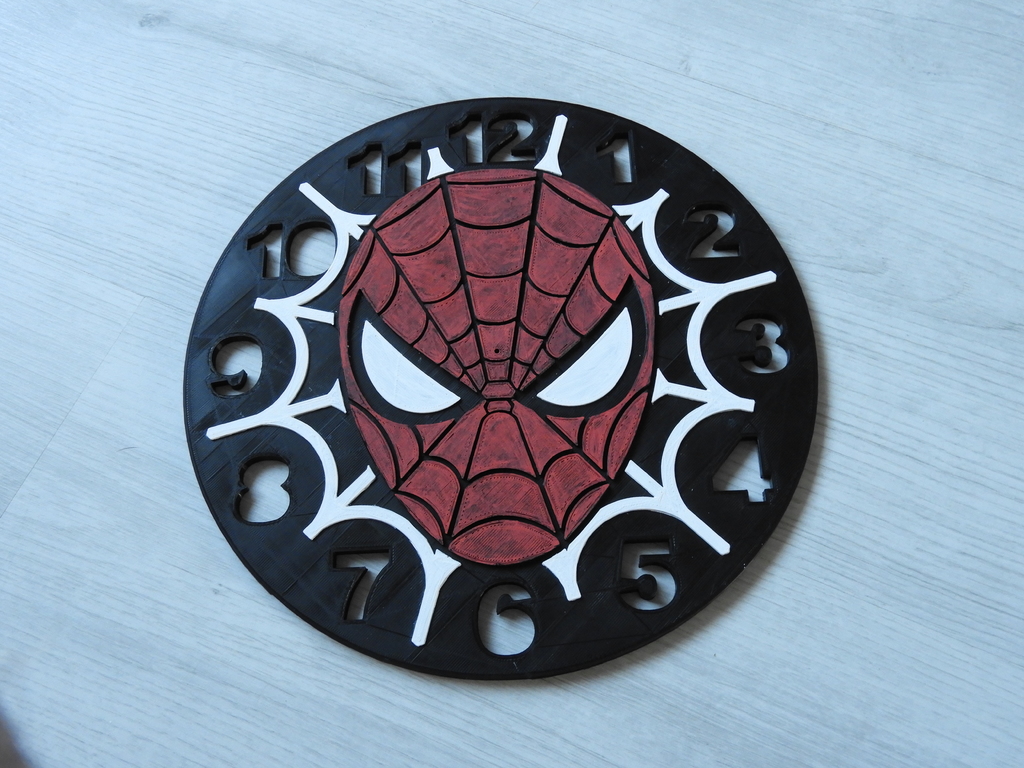 Spiderman Clock