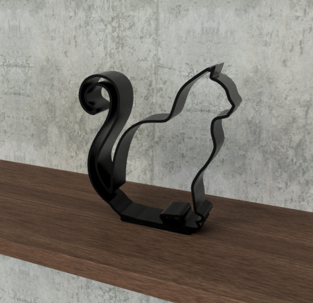 Cat statue