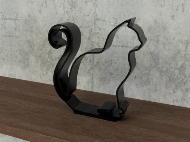 Cat statue