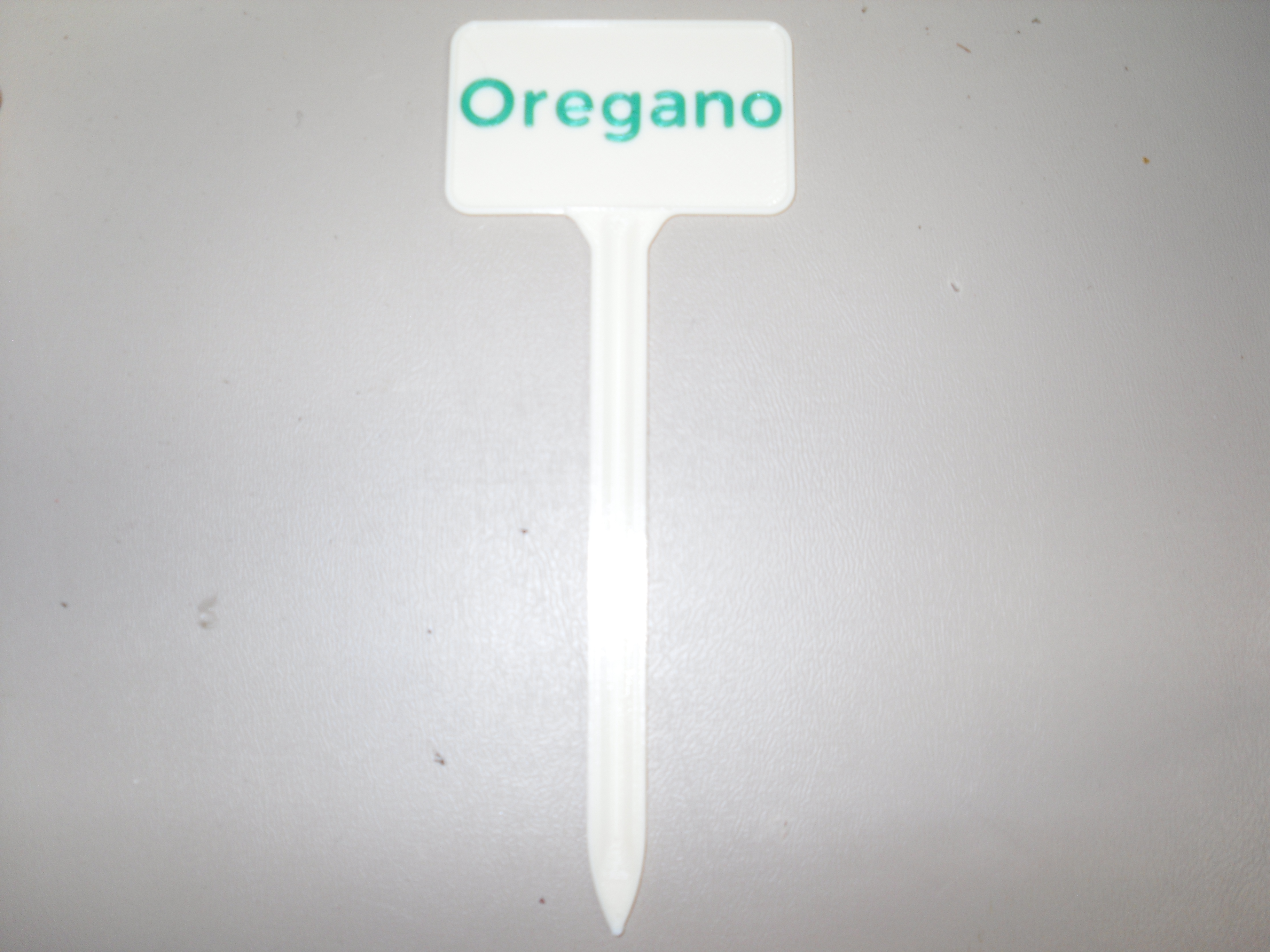 Plant Label Oregano