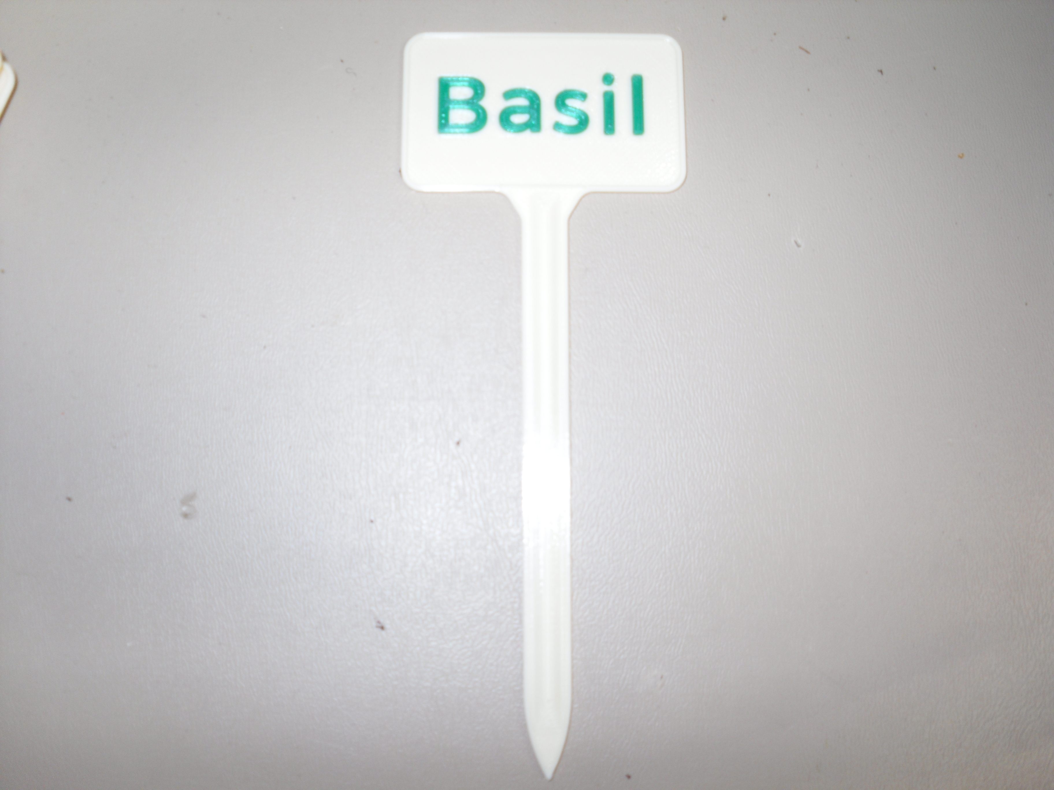 Plant Label Basil