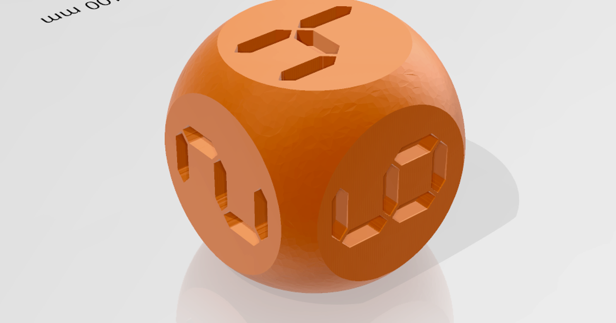 Digital dice by Thorin Oakenshield Download free STL model