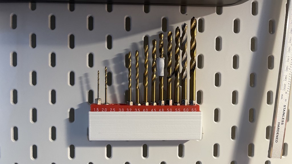 IKEA Skådis drill bits holder