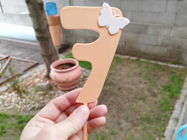 CAKE TOPPER number 7