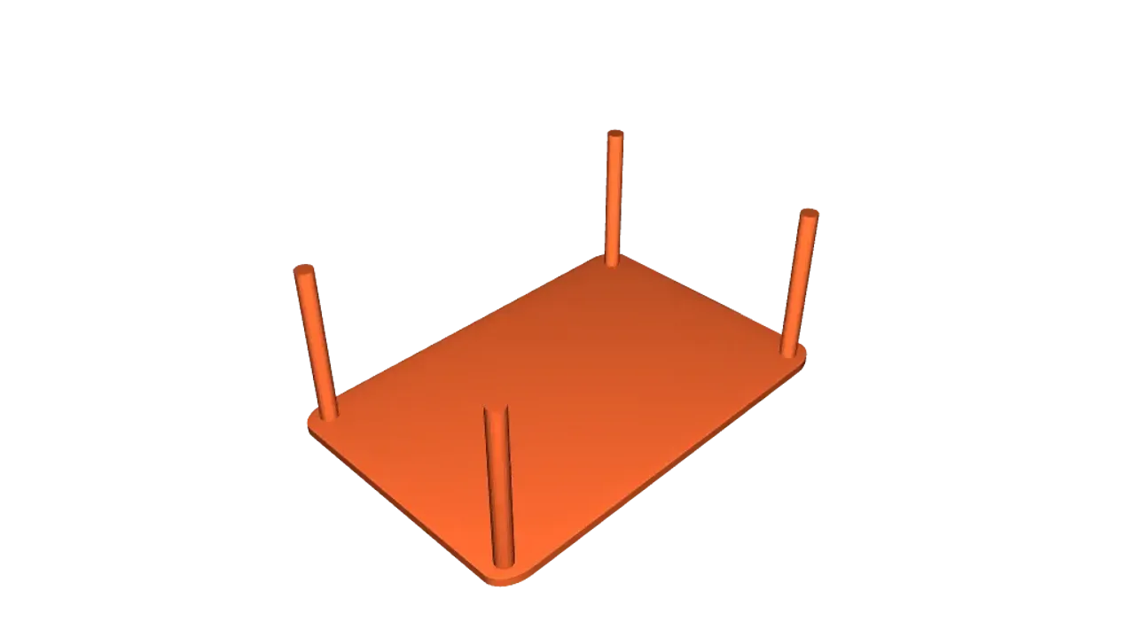 Table-Top Table by John G. | Download free STL model | Printables.com