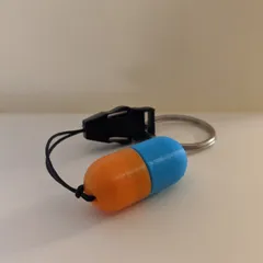 Pill Box Keychain
