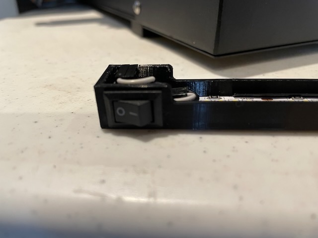 Ender 3 Stealth Light Bar Easy to print and do mod fits S1 V1