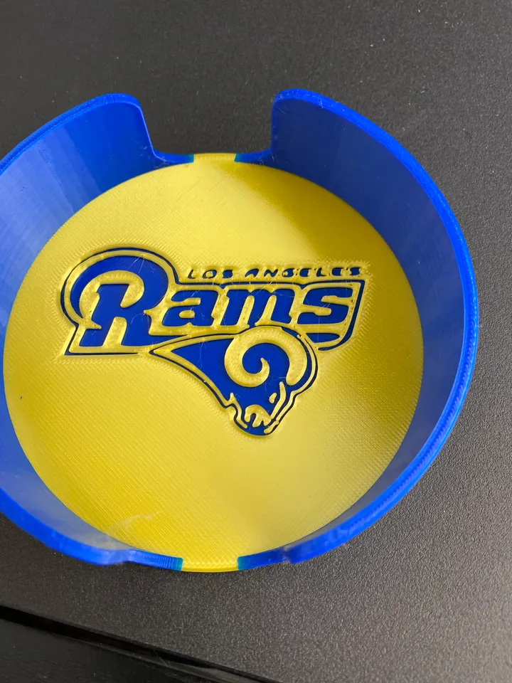 LA Rams coaster set by cech74 | Download free STL model | Printables.com