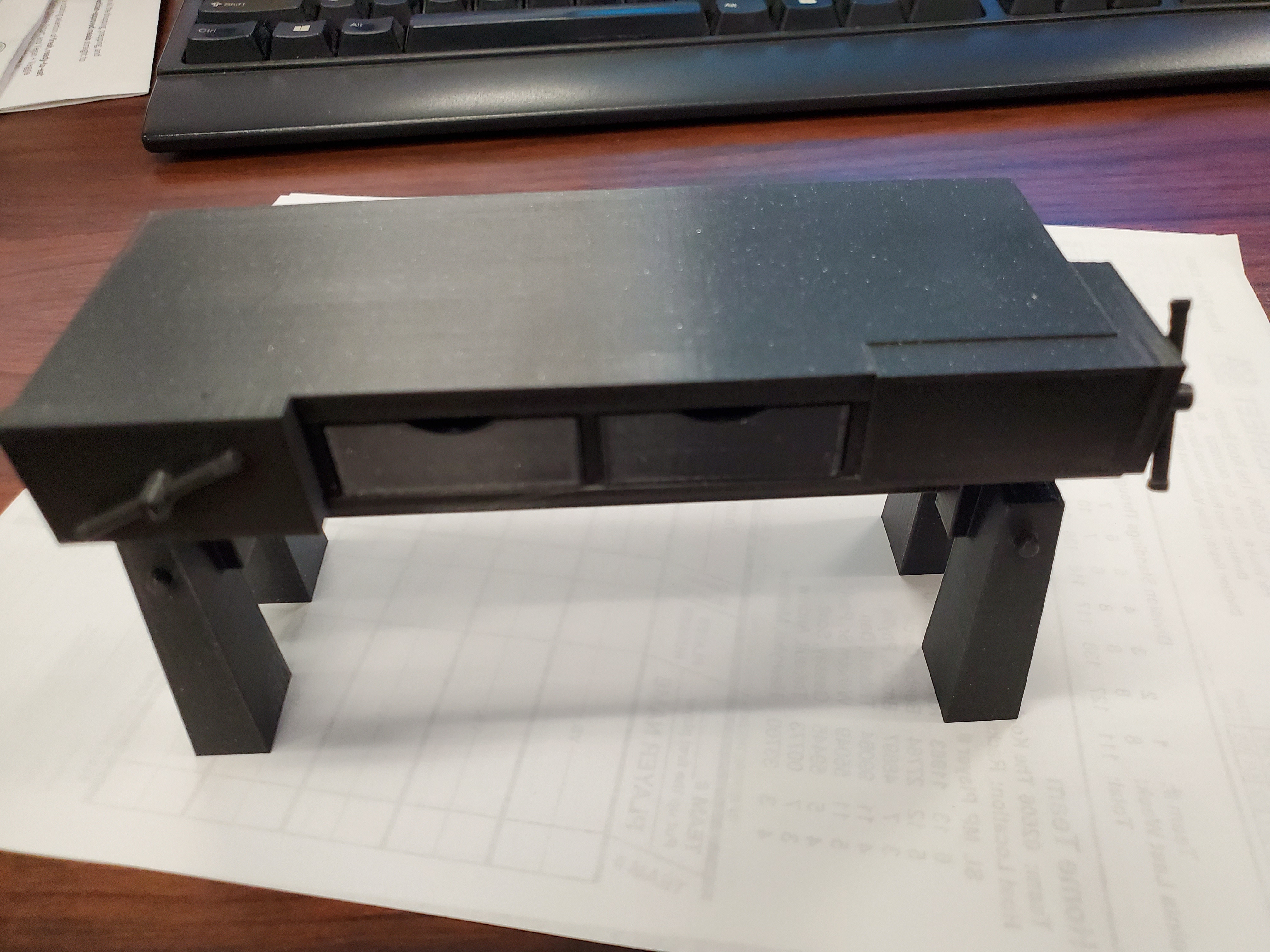 Miniatura 11 do modelo 3D Skyrim Elder Scrolls Carpenter work bench