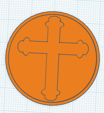 Crucifix token