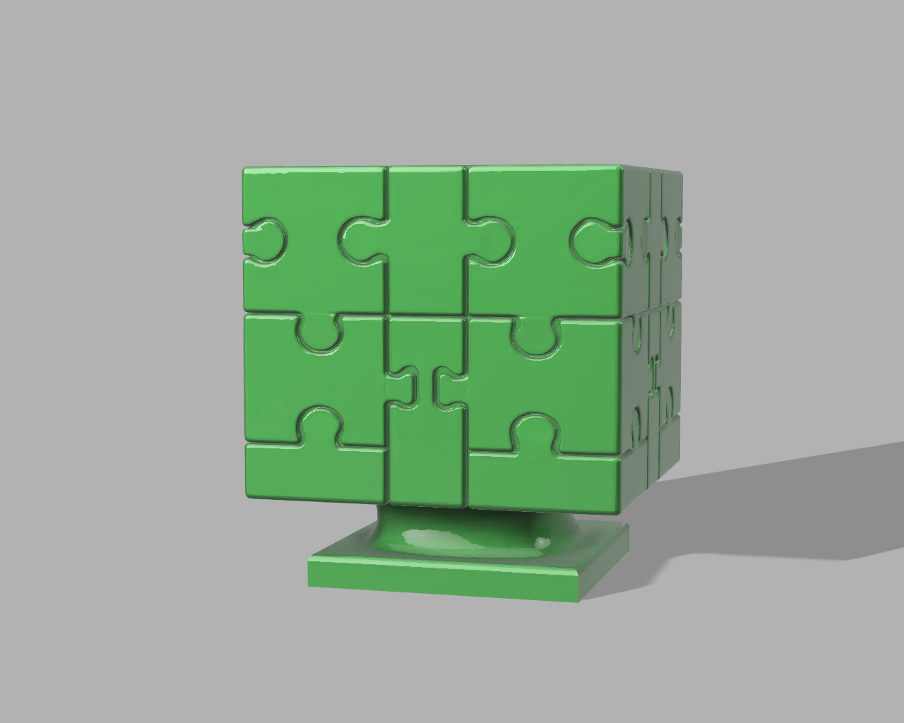 Miniatura 5 do modelo 3D Puzzle Cube Planter