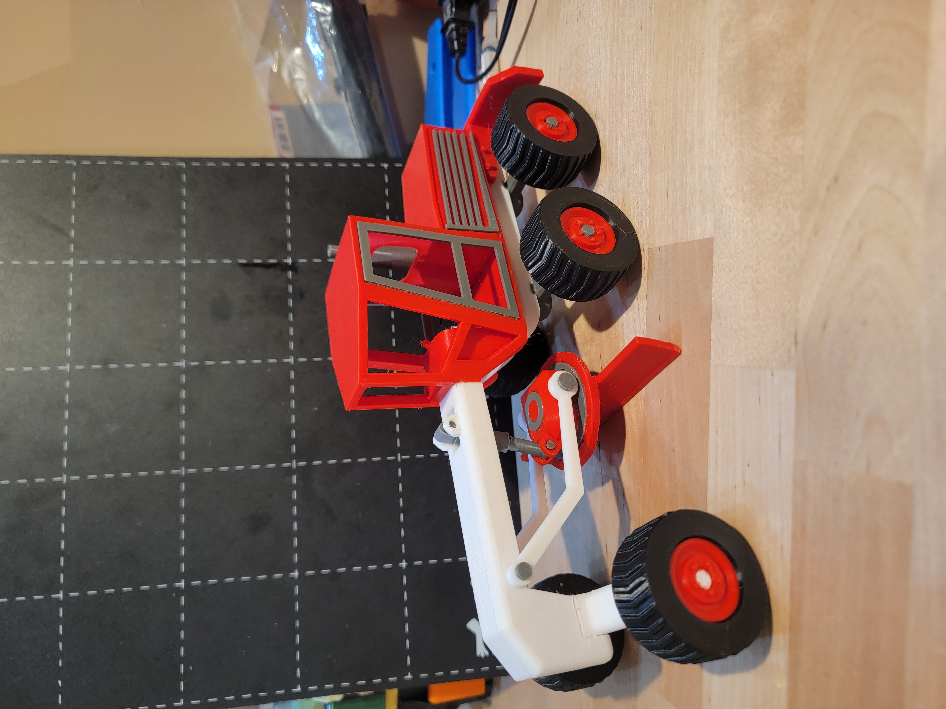 Construction Grader Machine Model — miniatura 2