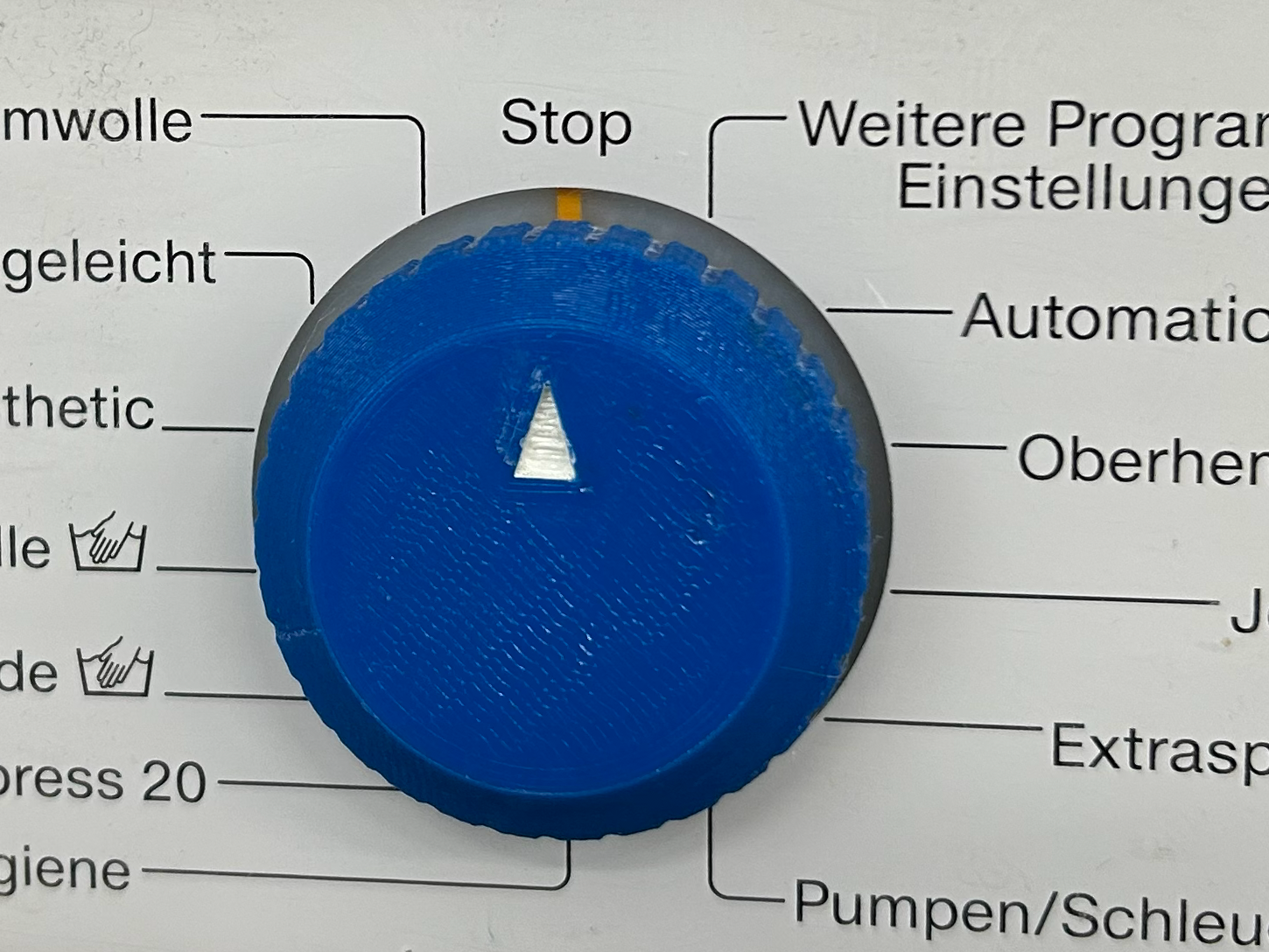 Drehknopf für Miele Waschmaschine