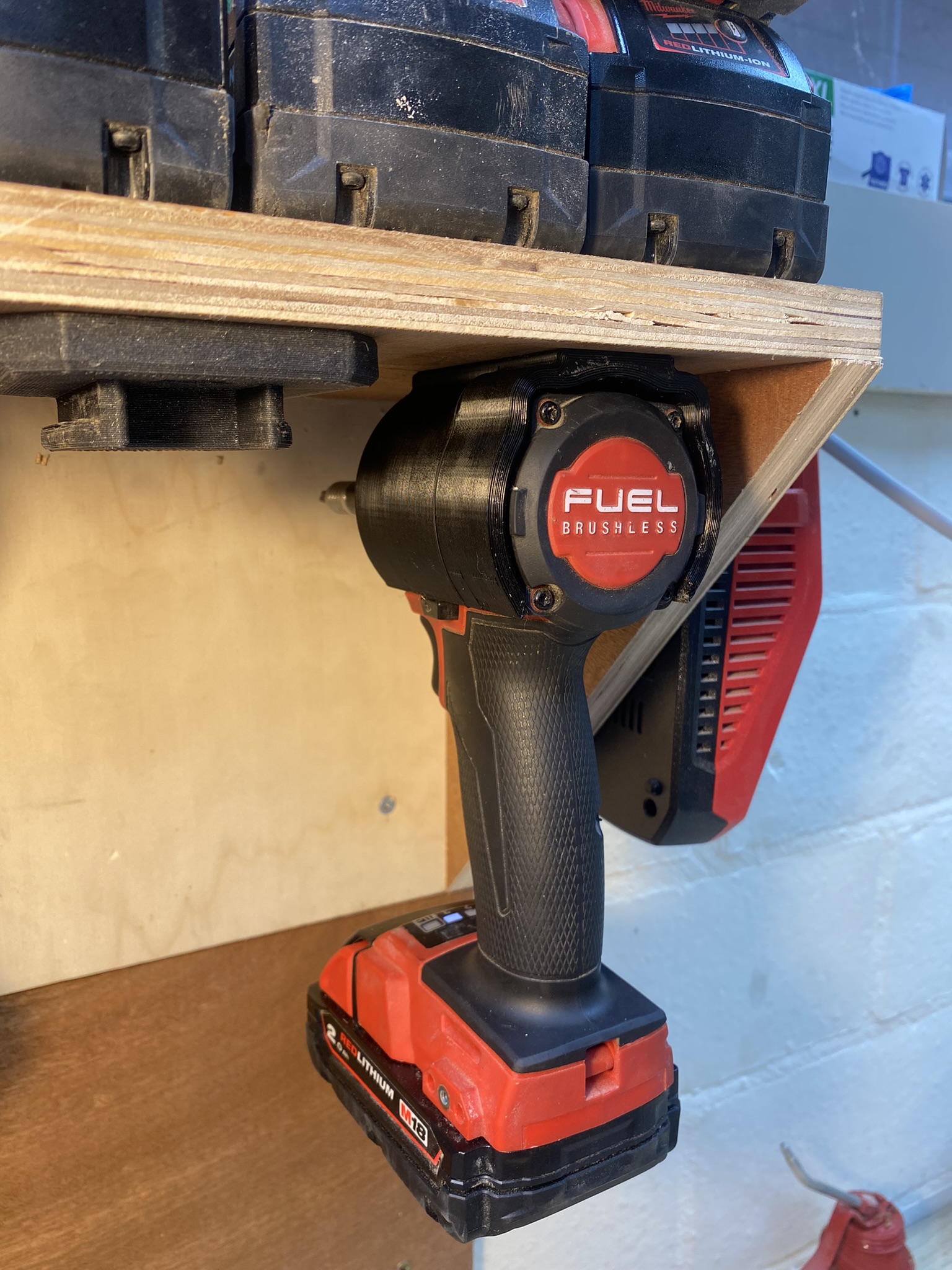 Milwaukee impact drill holder