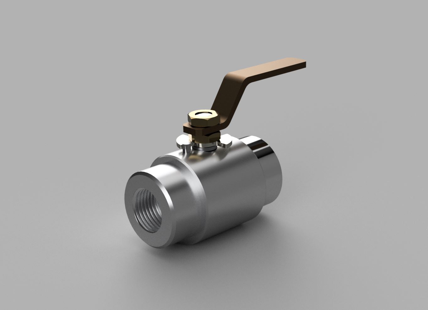Study of a ball valve