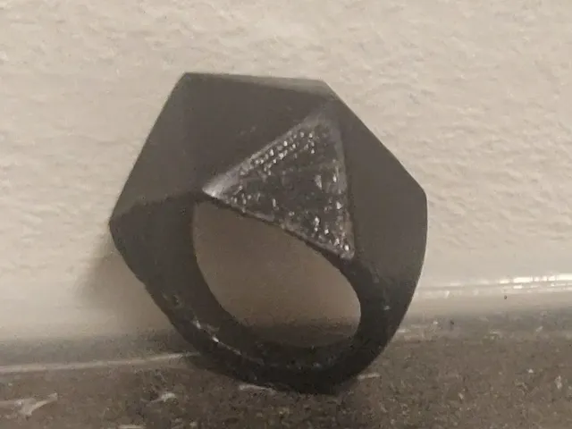 Icosahedron Ring