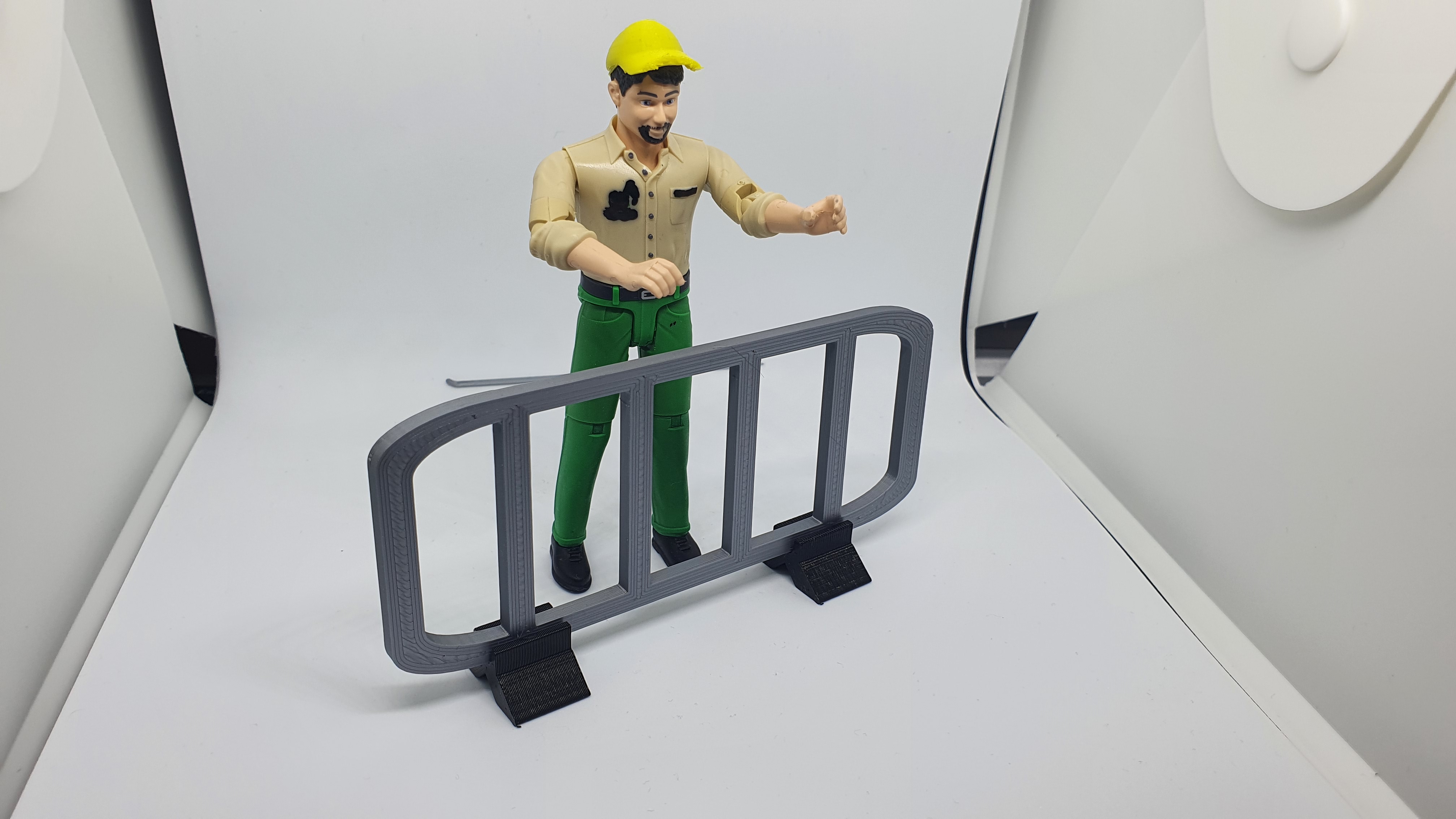 Roadworks barrier