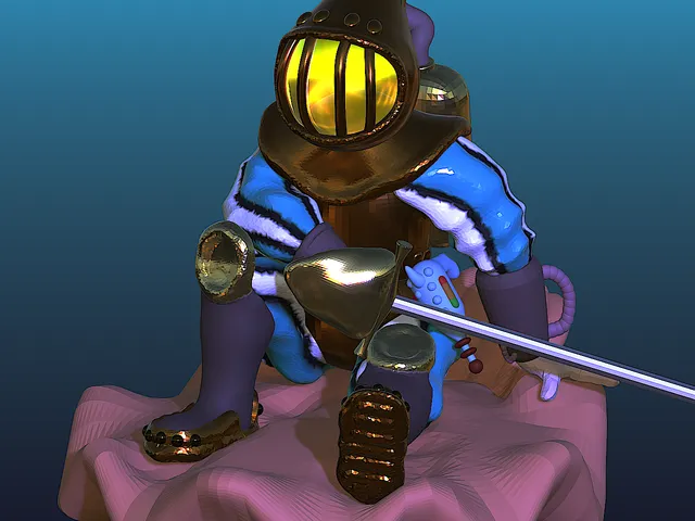Oscillating cosmonaut