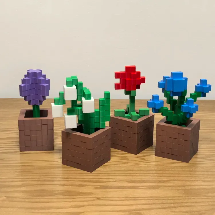 Minecraft Flower 1.0 – Minecraft Flower Series by PrintCraftWorks ...