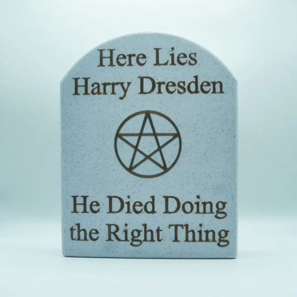Dresden Files Accelerated - Harry's Tombstone by Twiget, Download free STL  model