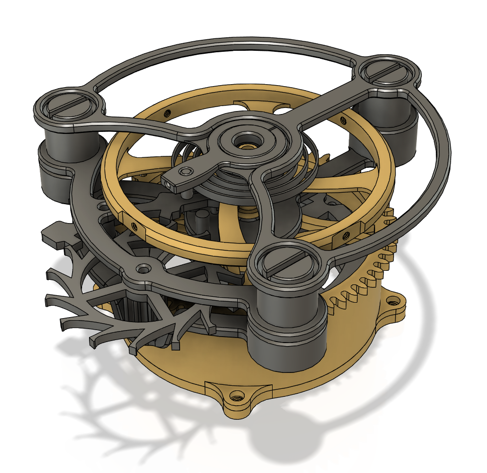 Compact Tourbillon mechanism