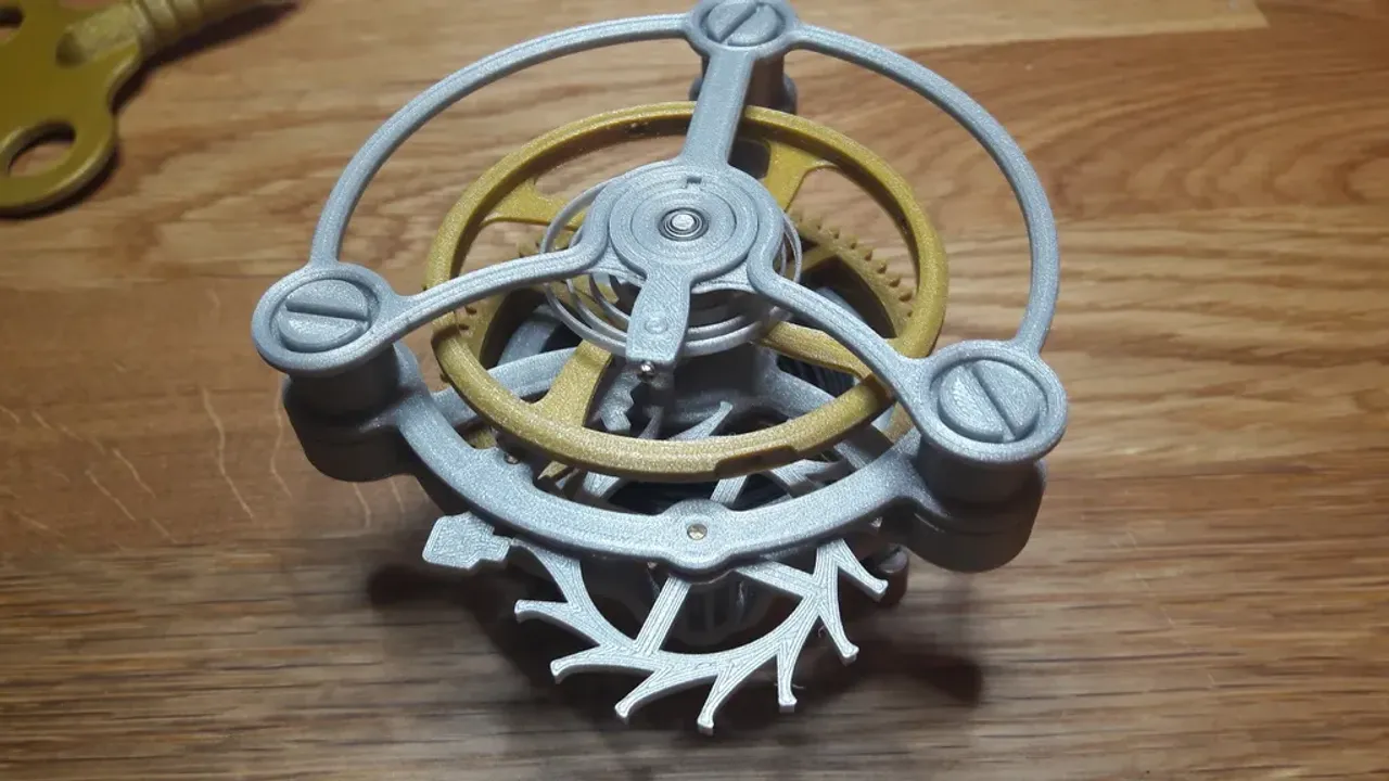 Tourbillon escapement outlet