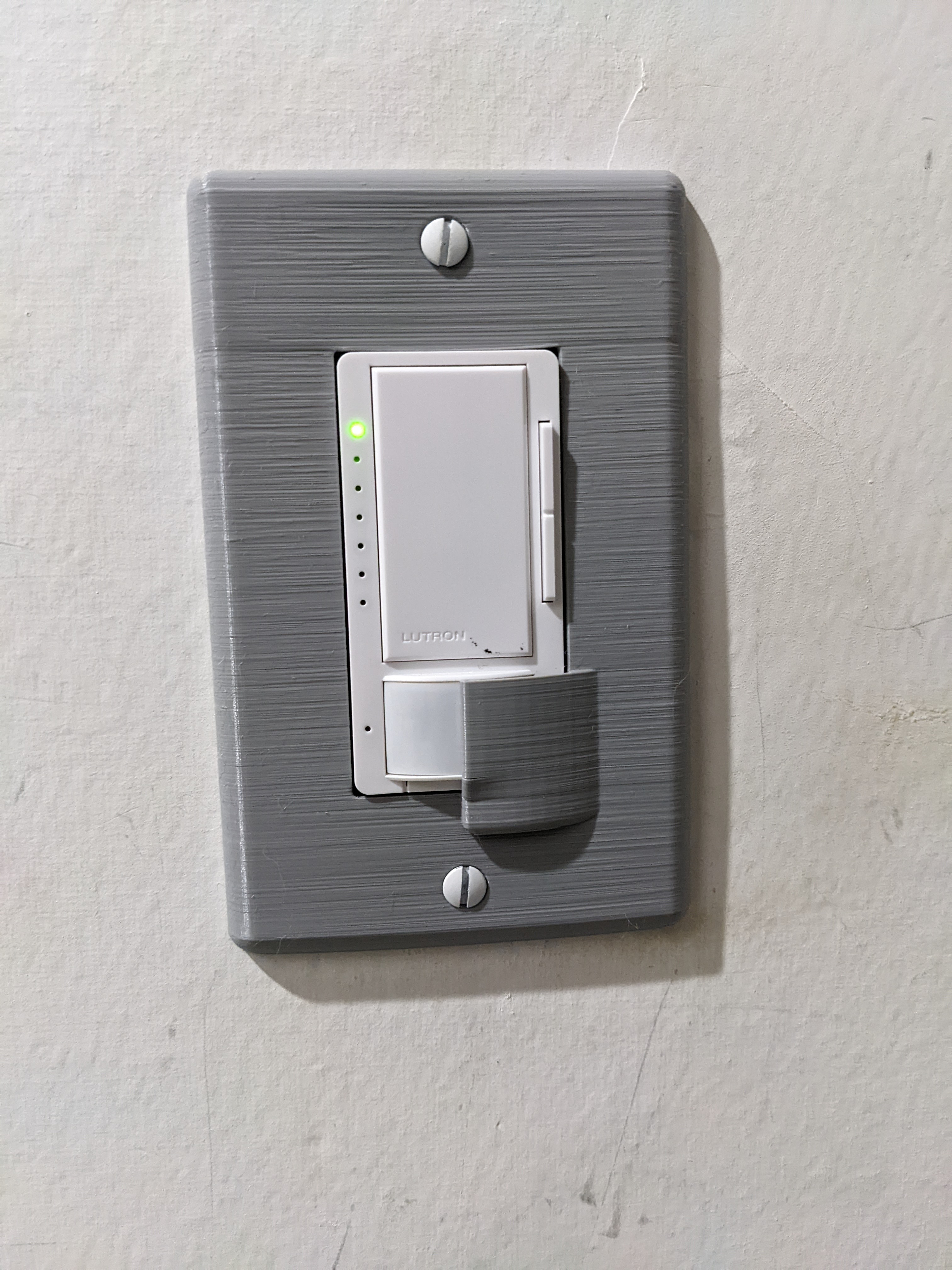 Switchplate cover for Lutron Maestro