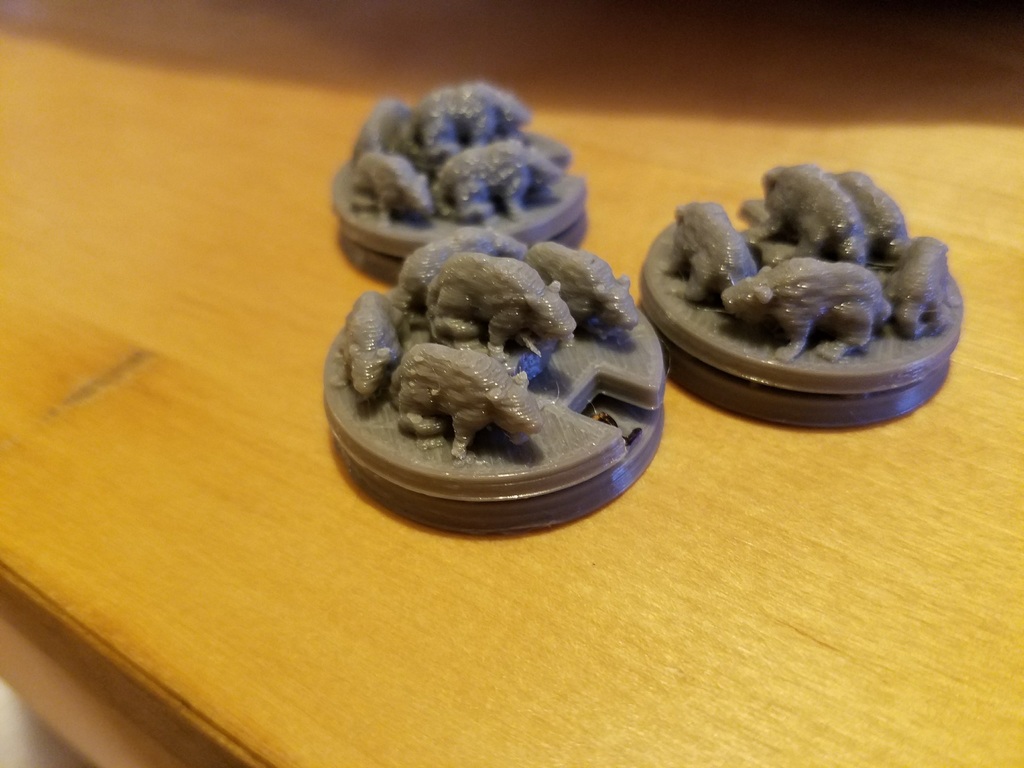 Mindthief Rat Swarm for Gloomhaven