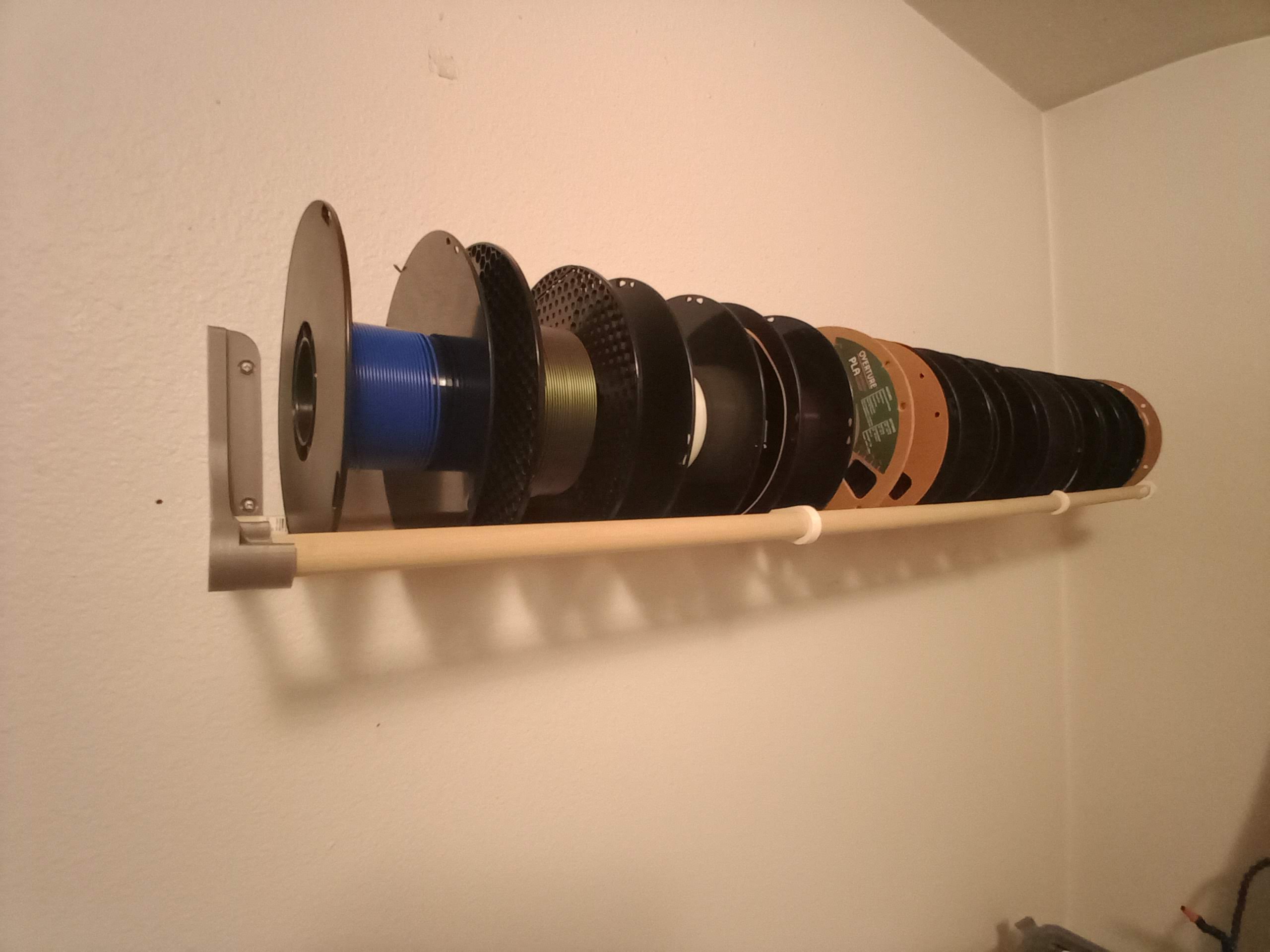 Dowel filament shelf