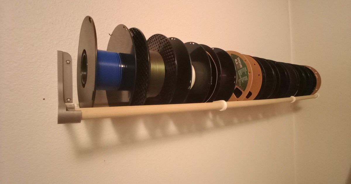 Dowel filament shelf by BurningTreeCorpse Download free STL model