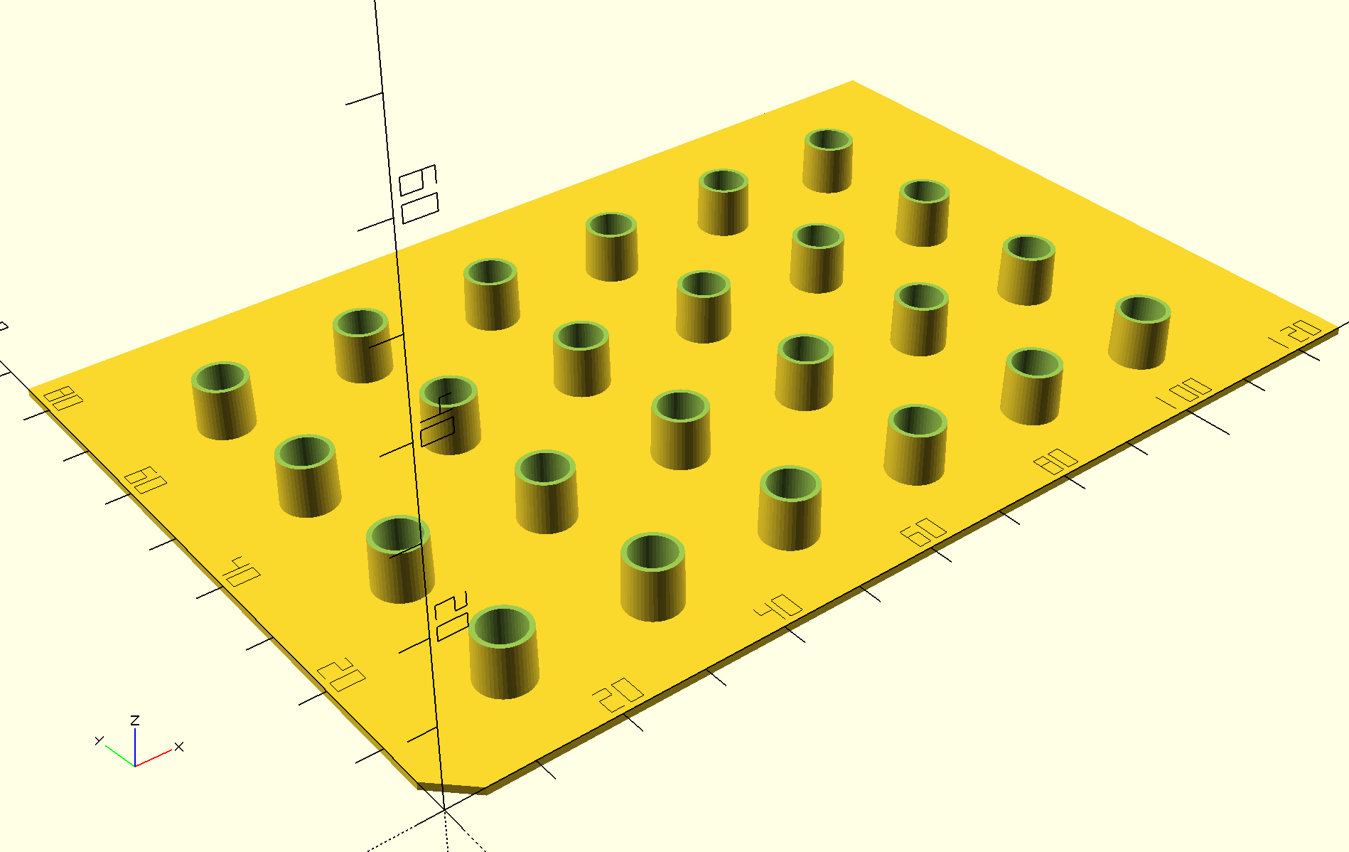 Miniatura 3 do modelo 3D Gel Plug Casting Plate
