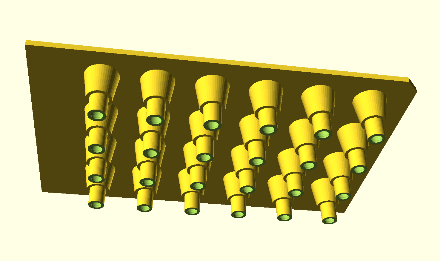 Miniatura 2 do modelo 3D Gel Plug Casting Plate
