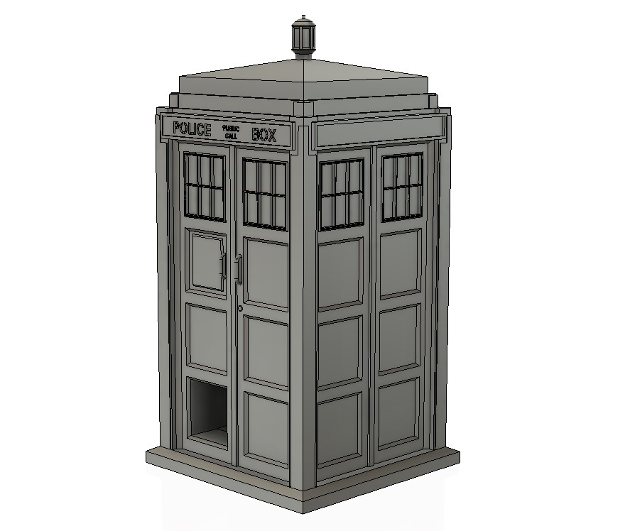 TARDIS Dice Tower