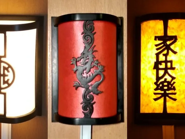 Chinese wall lamp
