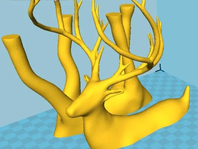 Deer - Easy print split STL