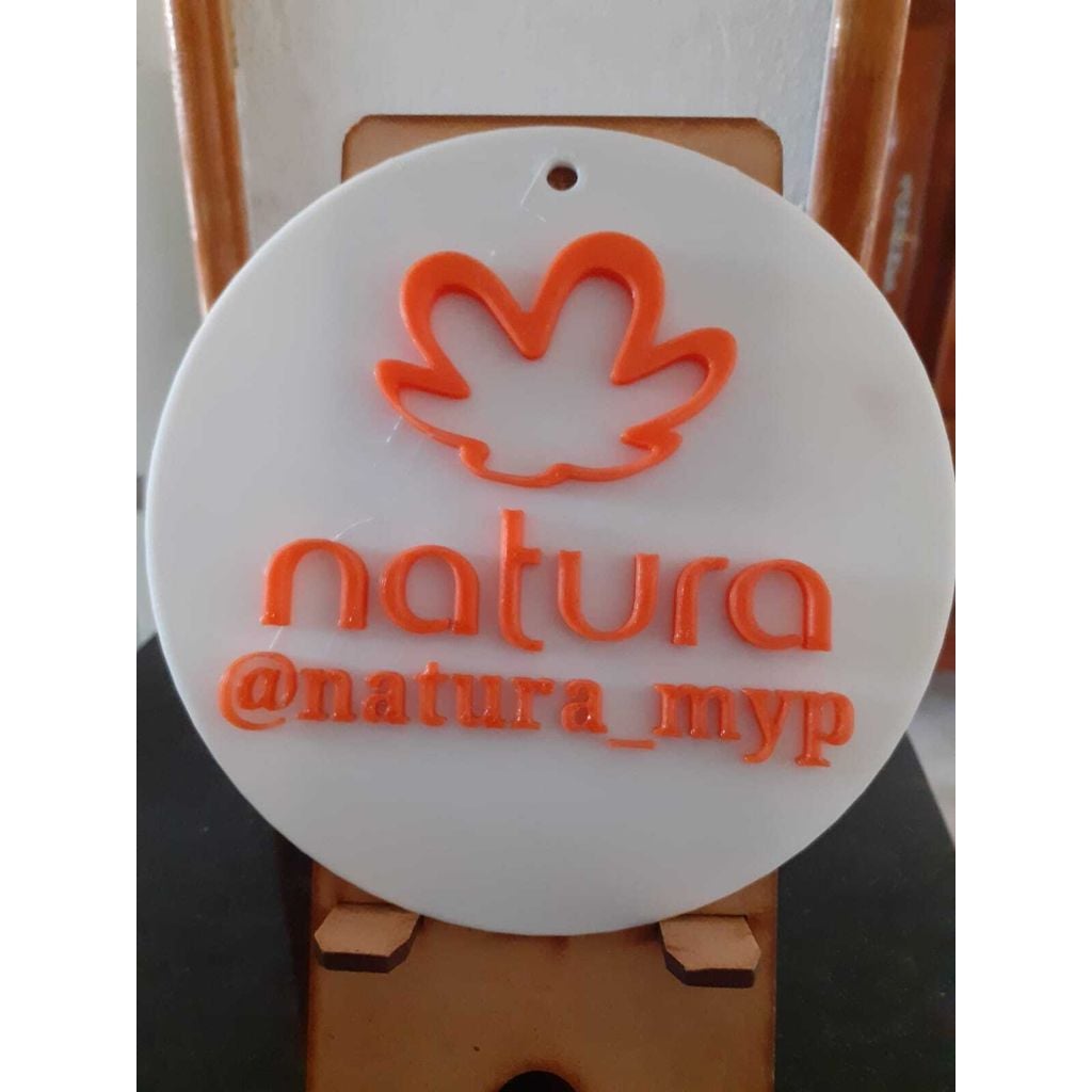 Natura Logo Sign (Customizable Space) / Cartel Stand Natura (Espacio en Blanco)