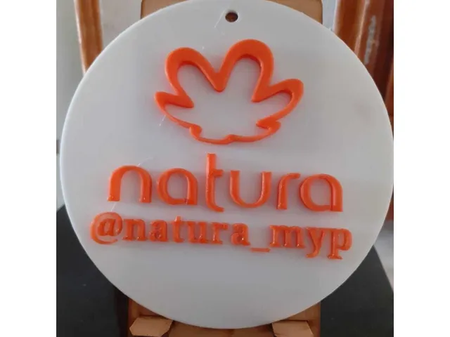 Natura Logo Sign (Customizable Space) / Cartel Stand Natura (Espacio en Blanco)