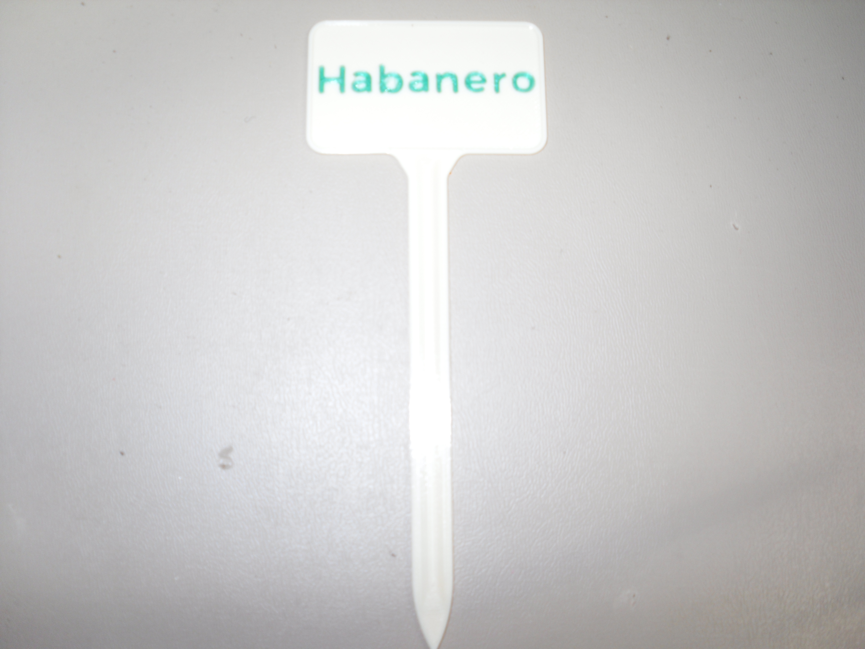 Plant Label Habanero