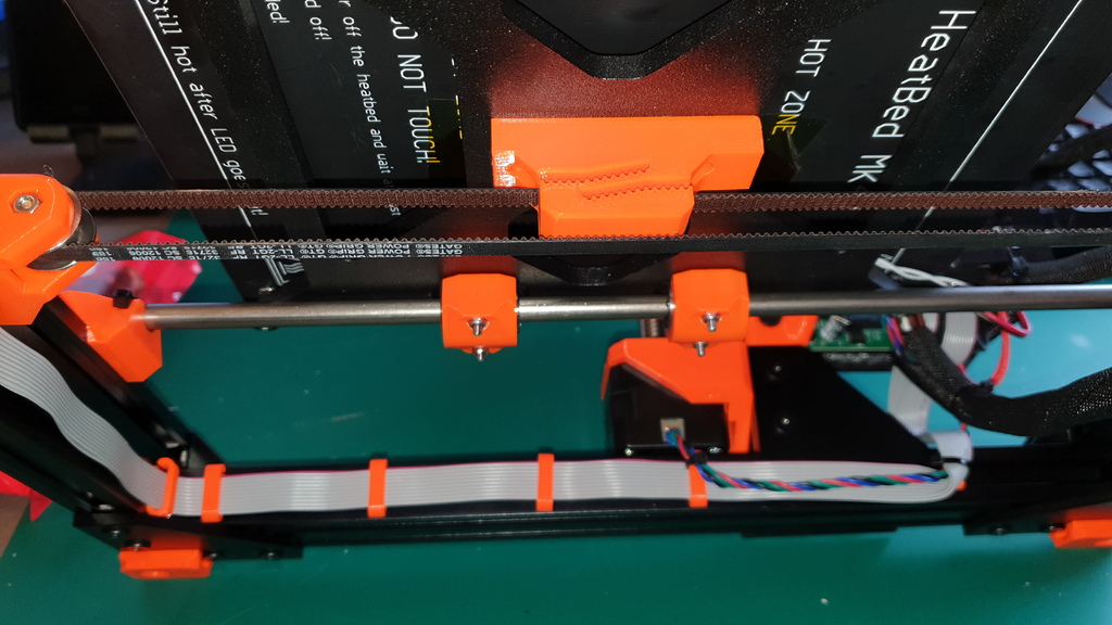 Bear Y belt adapter for MK2s/MK2.5 on Bear MK3 frame (tooth-mount for short belts)