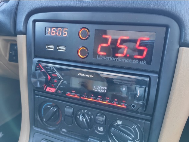1 din Radio frame for NB Miata MX5