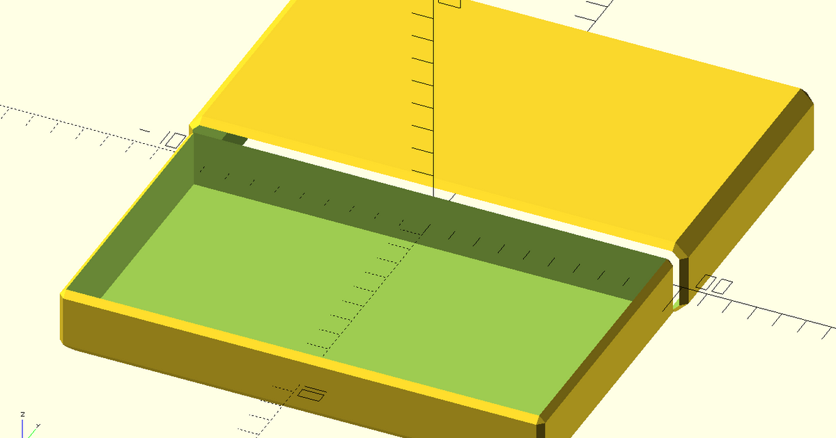 Sliding Lid Box Customizable And Support Free By Pvillano Download Free Stl Model