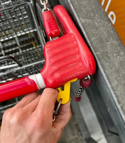 Removable Shopping Cart Coin #nologo