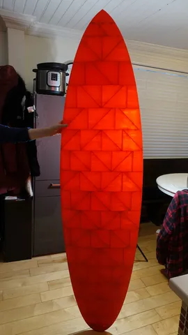 3D Printed Surfboard