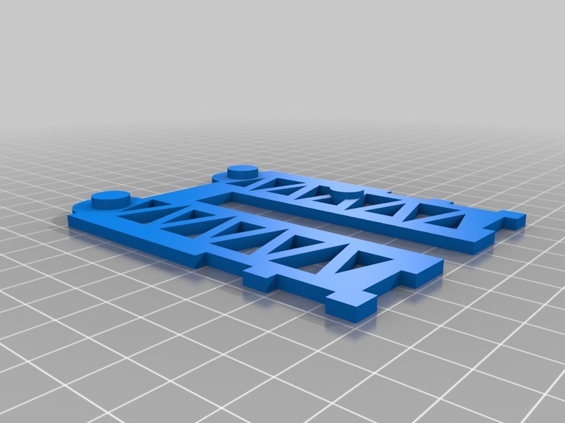 Miniatura 2 do modelo 3D Non-warping complex deck box with spring