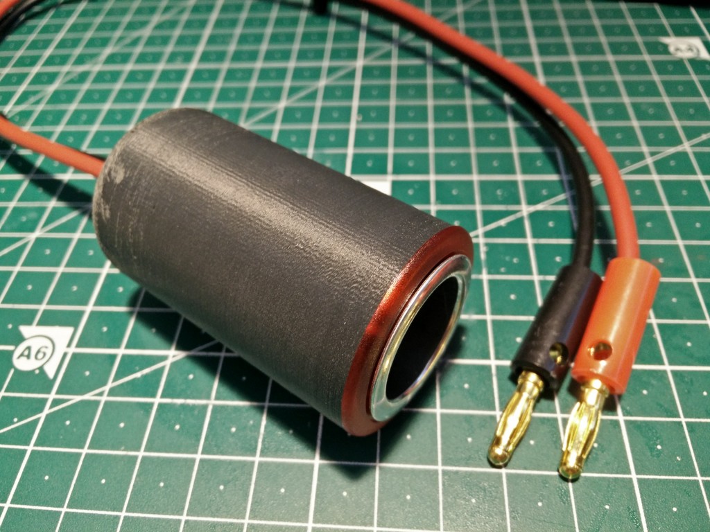 screw-on cigar lighter socket housing