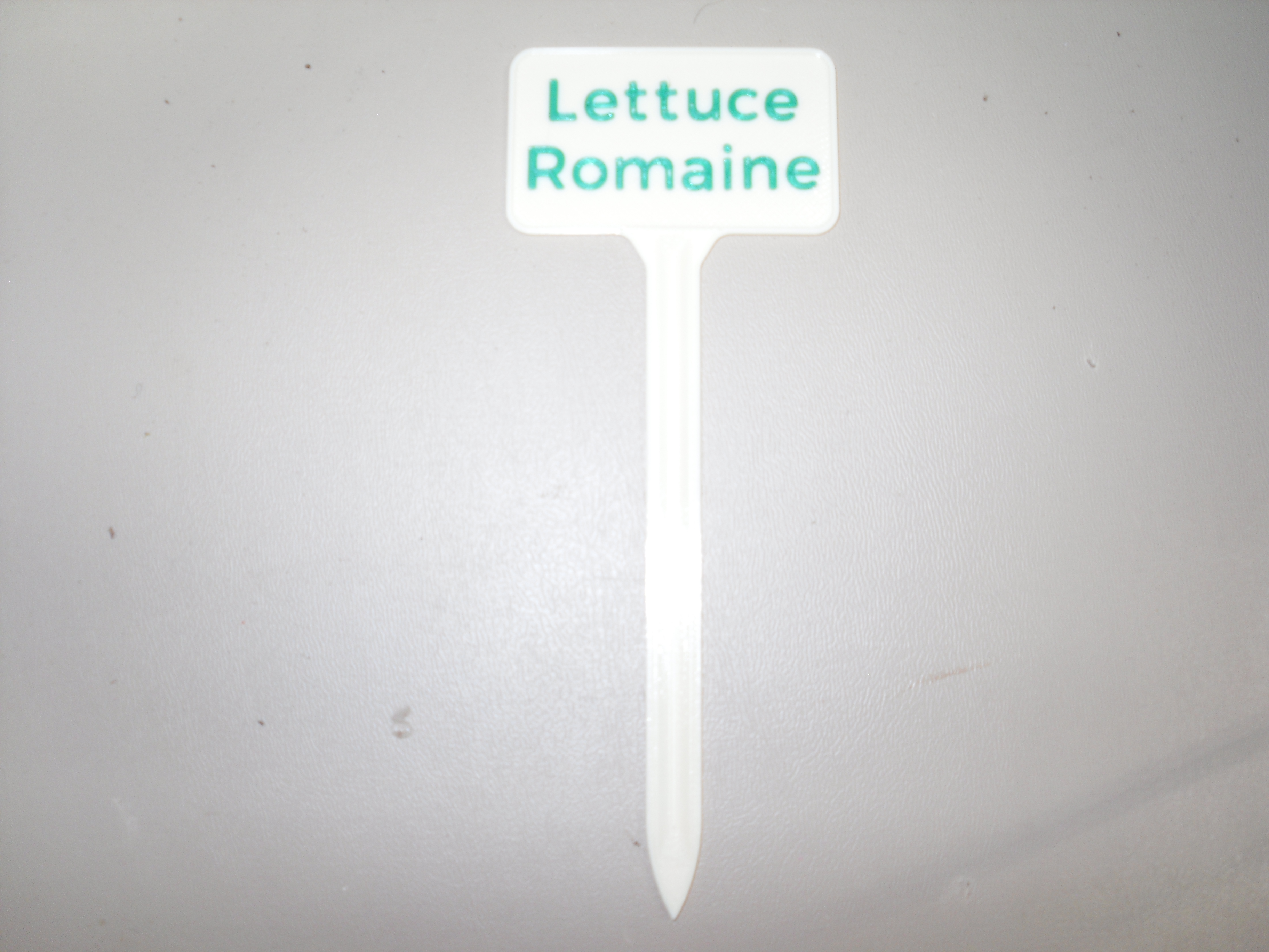 Plant Label Lettuce Romaine