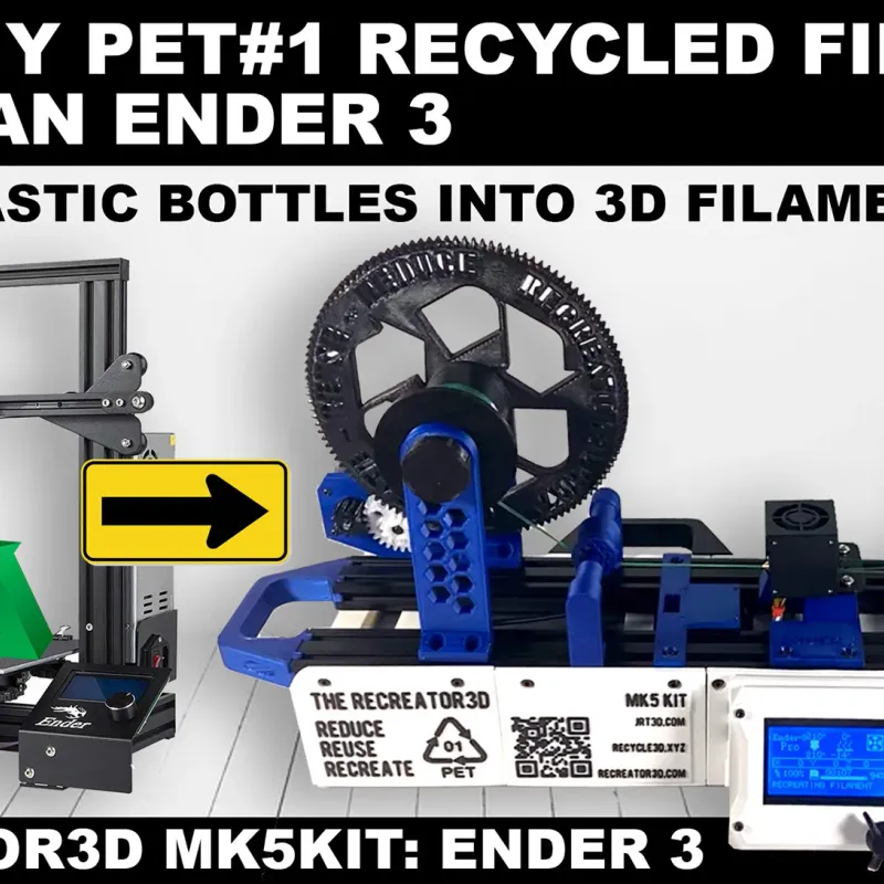 The Recreator 3D - Community Bottle Cutter - RECYCLE - PET#1 - Plastic  Bottle by JRT3D, Download free STL model
