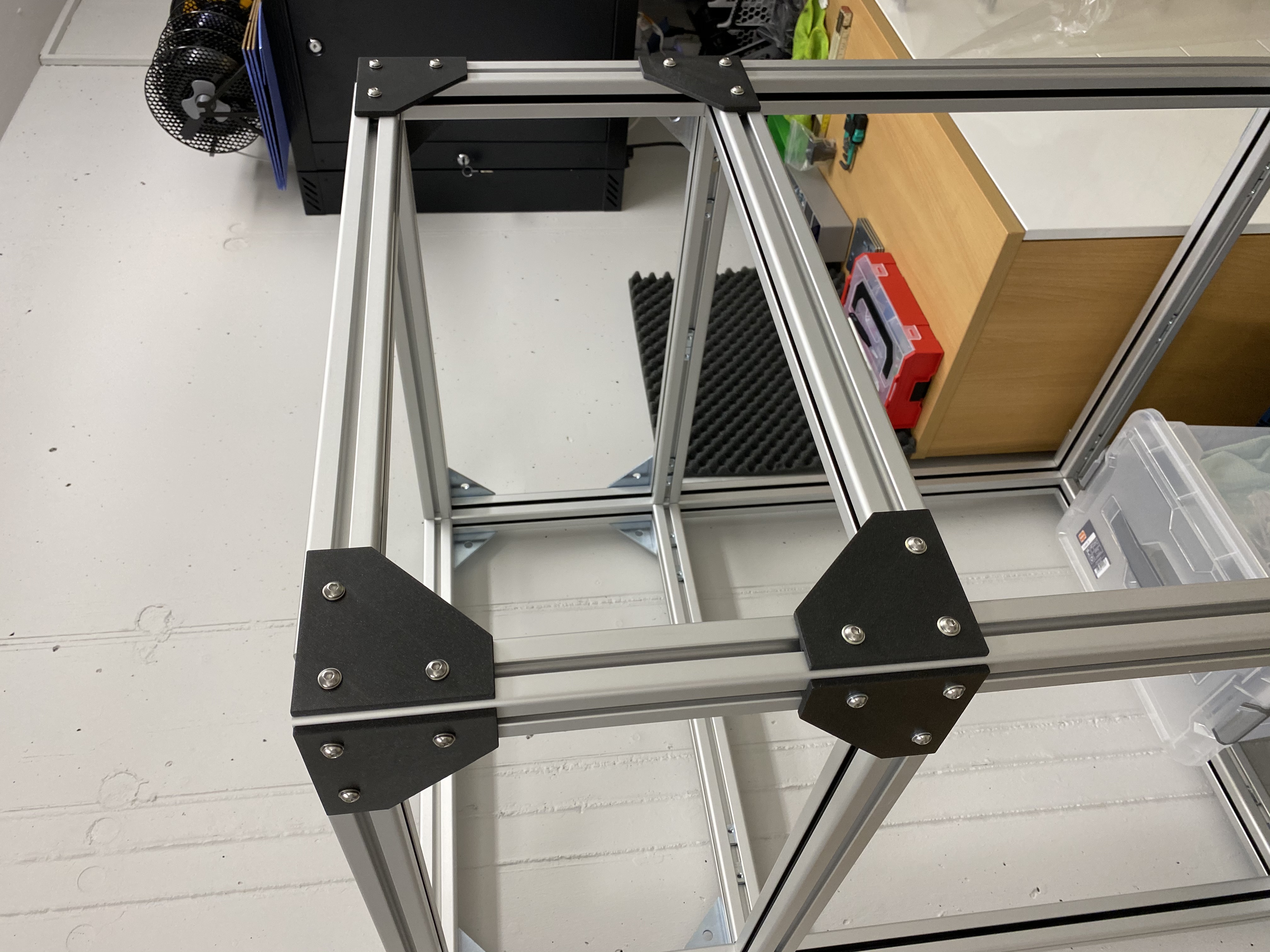 Verbindungsplatte 40x40mm Aluprofile mit Nut 8